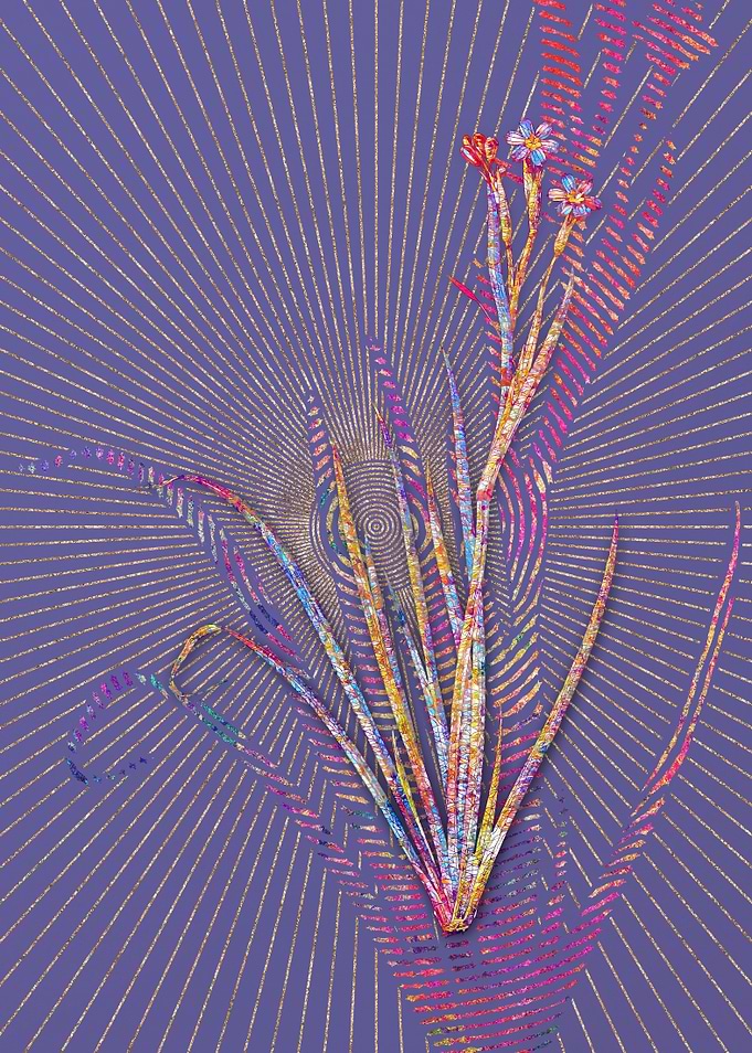 Bermudiana Mosaic Flower