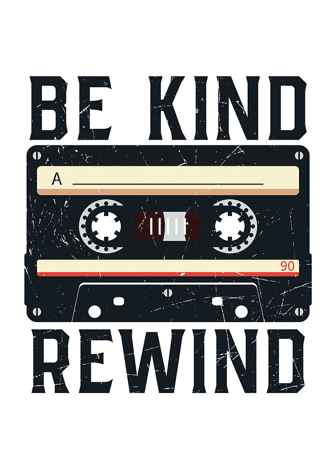 Be Kind Rewind VHS 80s
