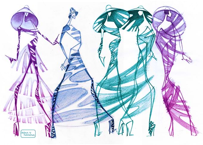 Fashion Minimalist Sketch