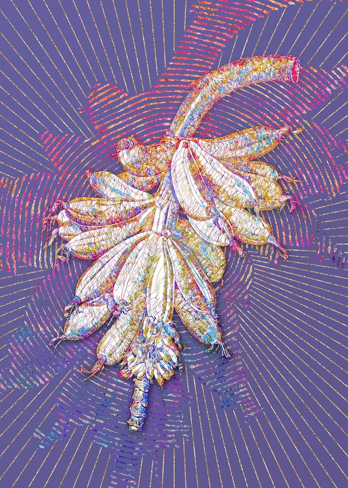 Banana Mosaic Botanical