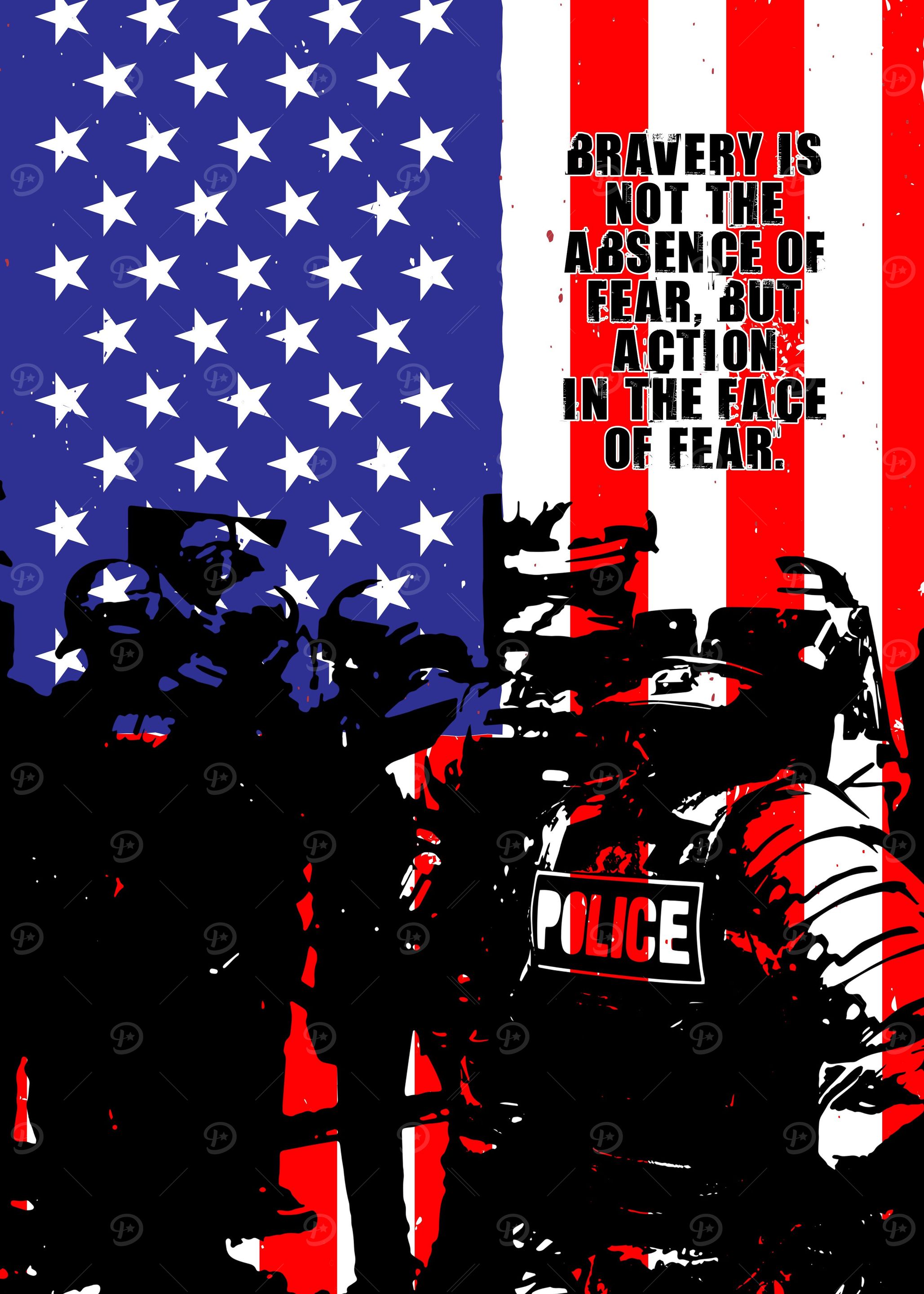 Police Wall Art Decor