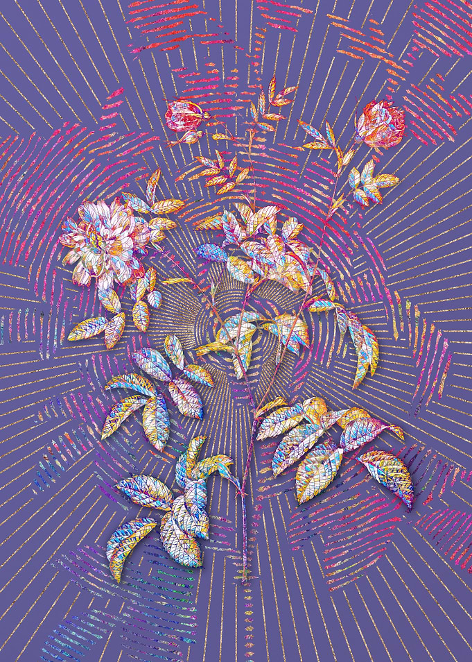 Cinnamon Rose Mosaic