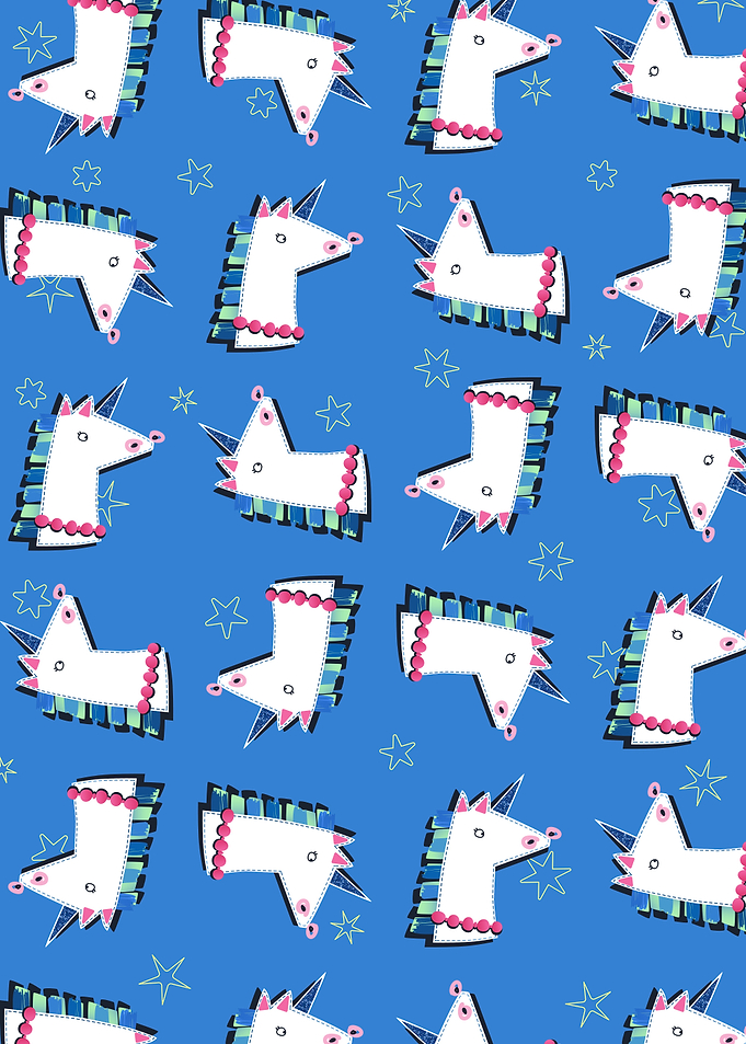 Quirky Unicorn Pattern