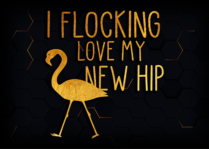 Flocking Hip Funny Pink
