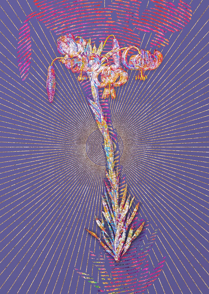 Lily Mosaic Flower