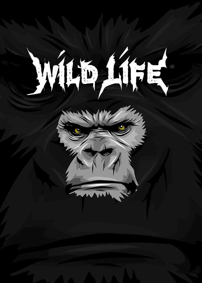 gorilla face