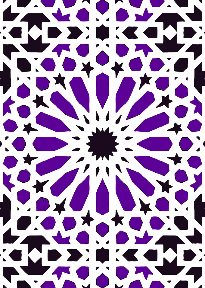 Geometric Moroccan Floral