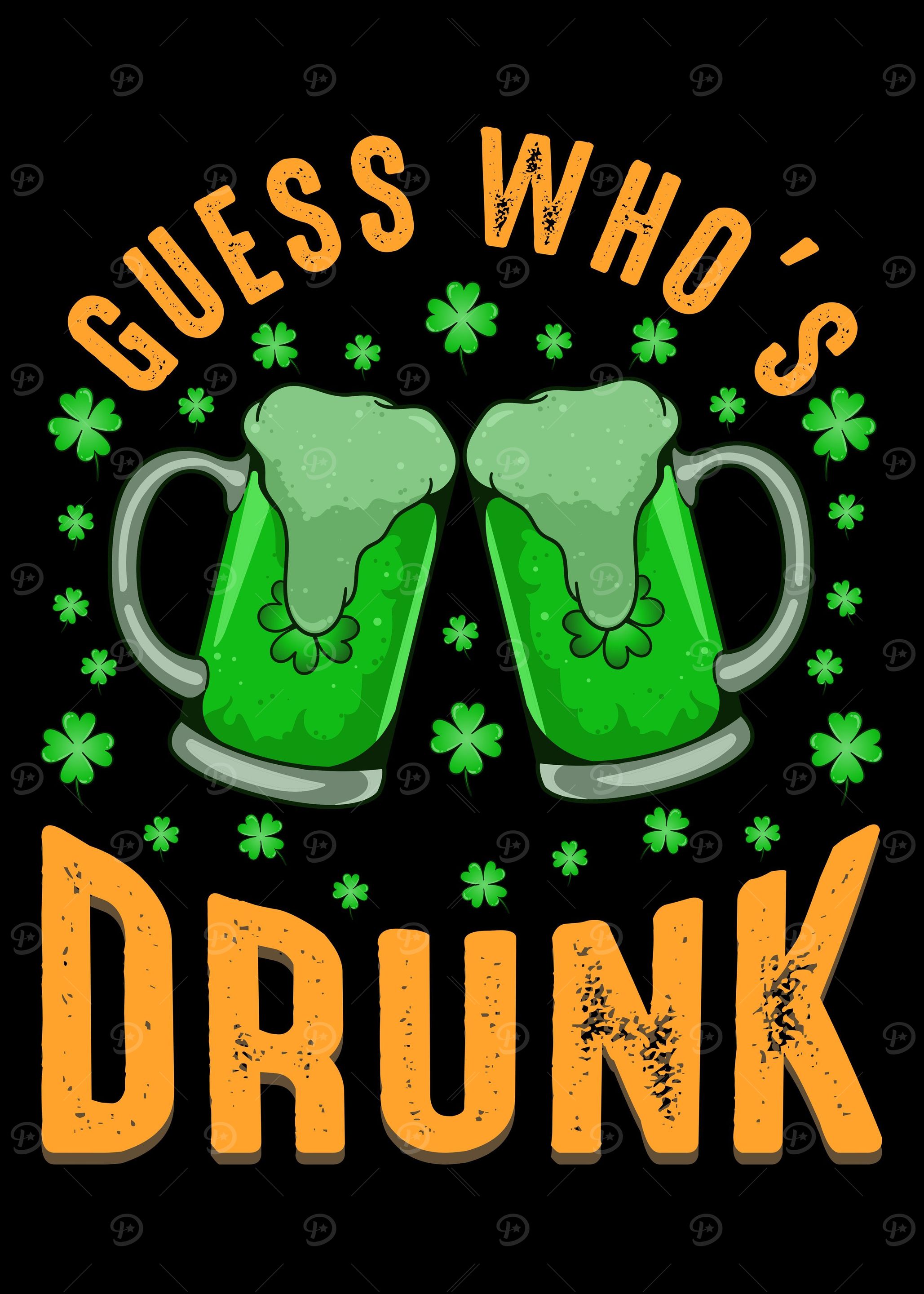 Guess Whos Drunk Beer