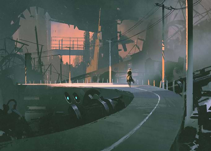 lonely rider of the future