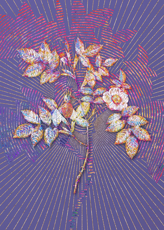 Mountain Rose Bloom Mosaic