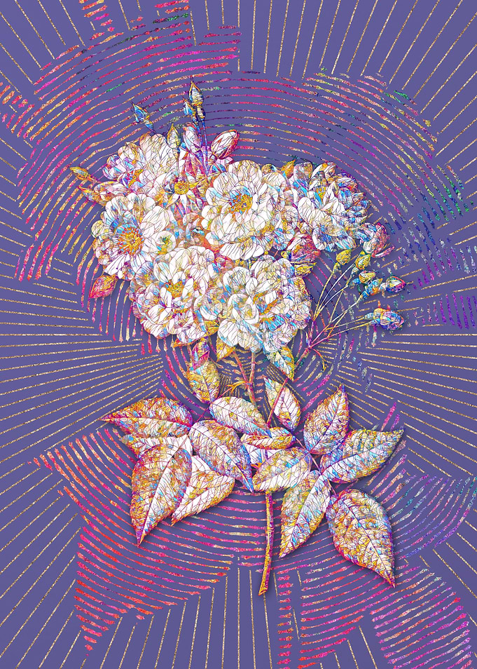 Noisette Roses Mosaic