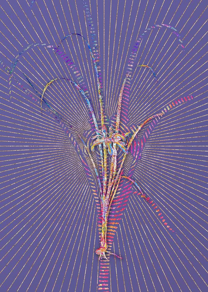 Grass Leaved Iris Mosaic
