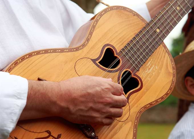 Typical Azores guitar