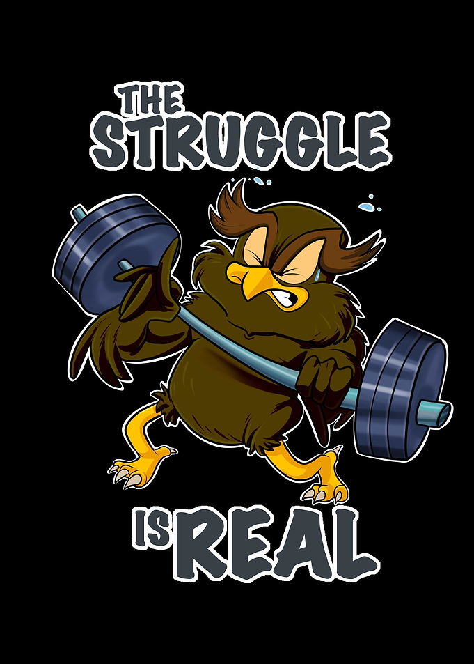 The Struggle Is Real Owl