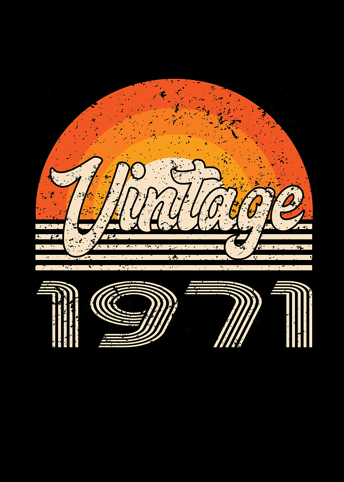 Vintage 1971 Birthday