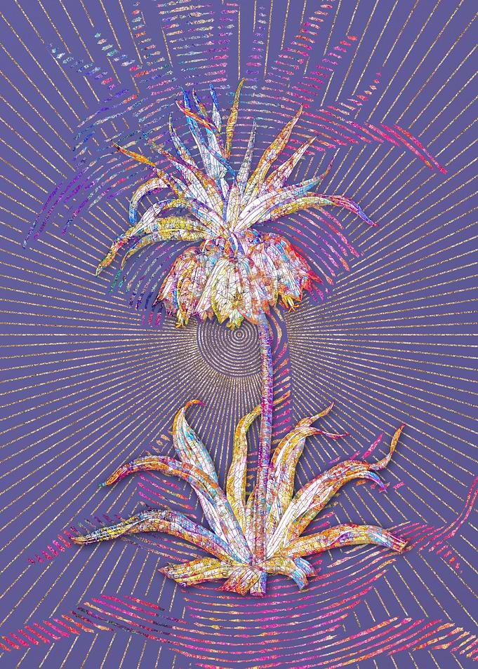 Fritillaries Mosaic Floral