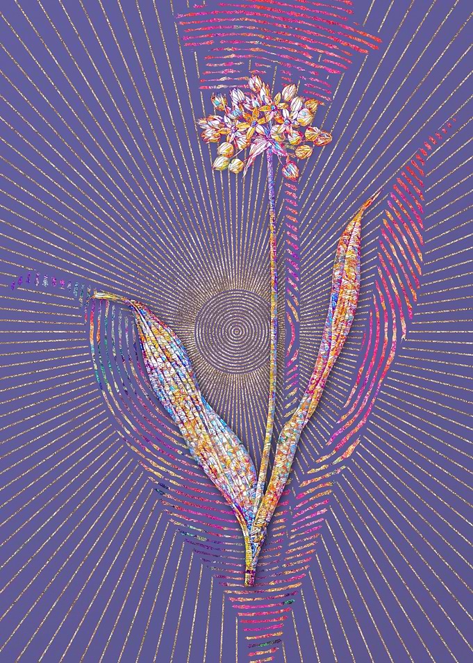 Golden Garlic Mosaic