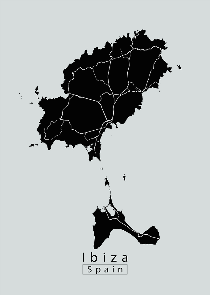 Ibiza Island Map