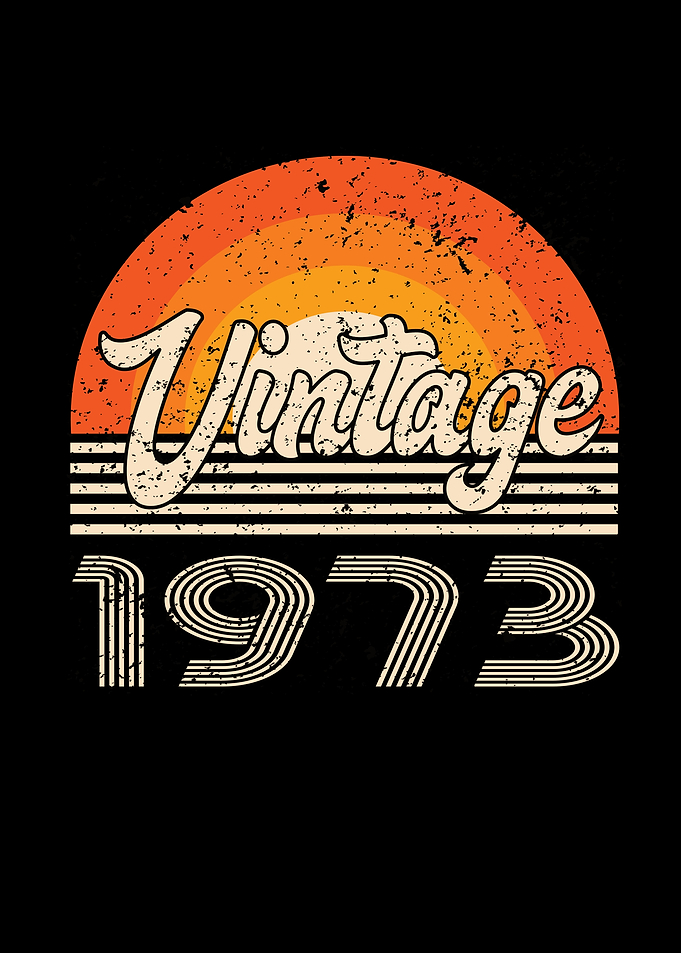 Vintage 1973 Birthday