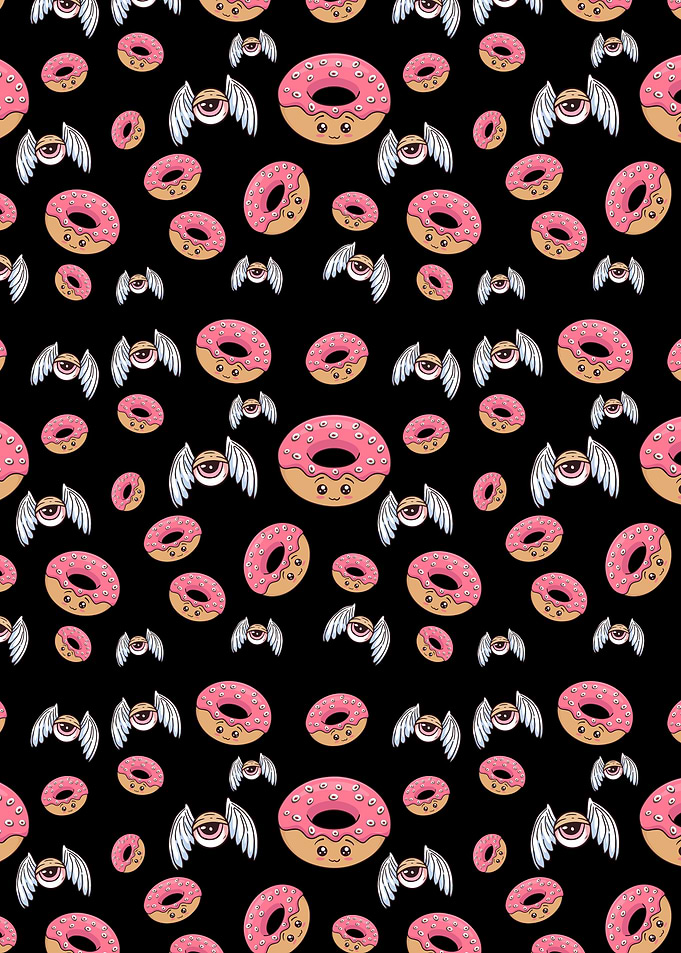 Weirdcore Kawaii Donut