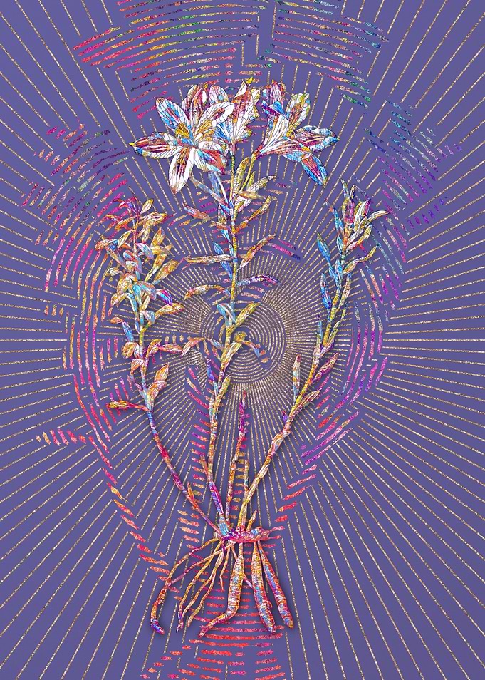 Lily of the Incas Mosaic