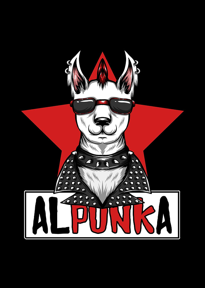 Alpunka Punk Rock Alpaca