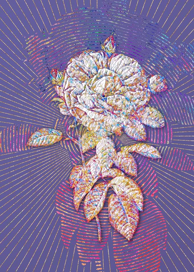 Giant French Rose Mosaic