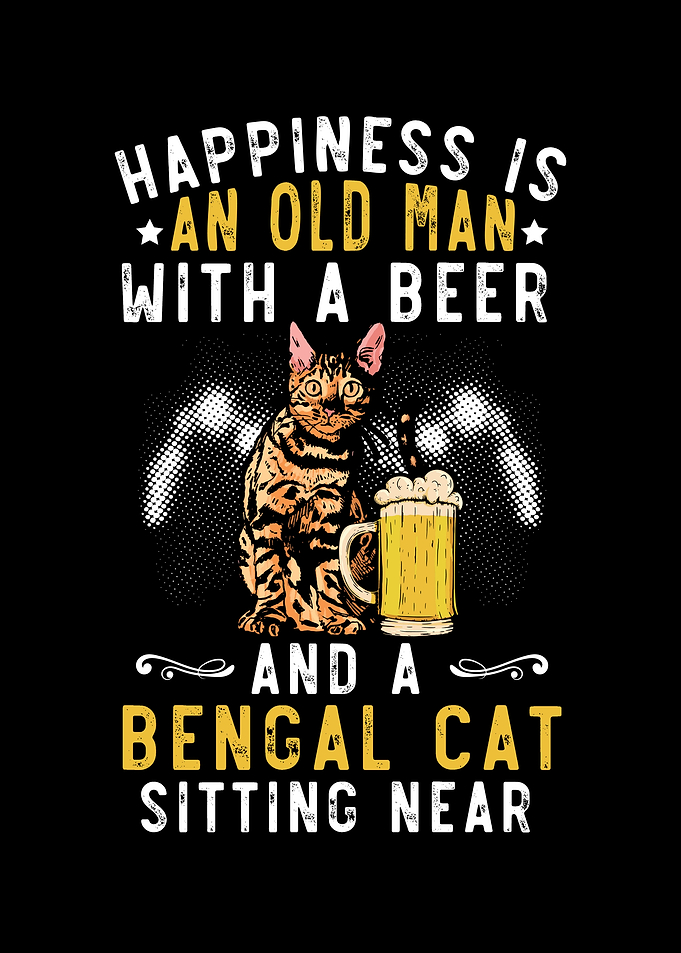 A Beer And A Bengal Cat