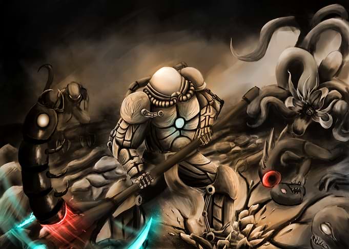 mastodonte fight