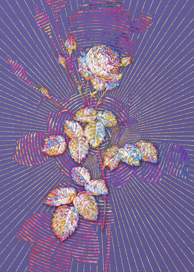 Provence Rose Mosaic
