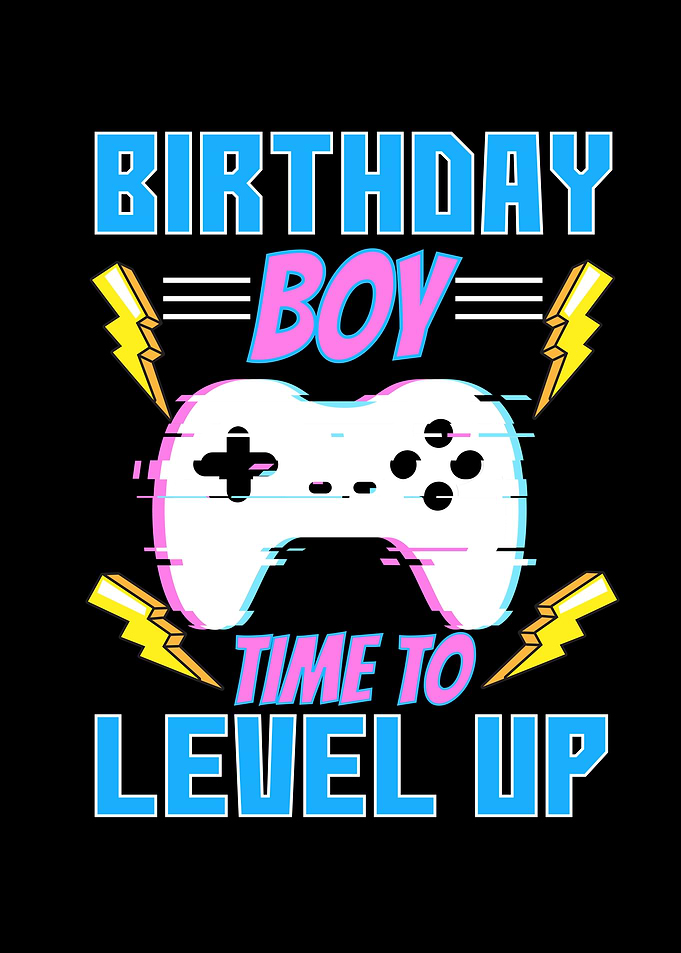 Time to Level Up Birthday