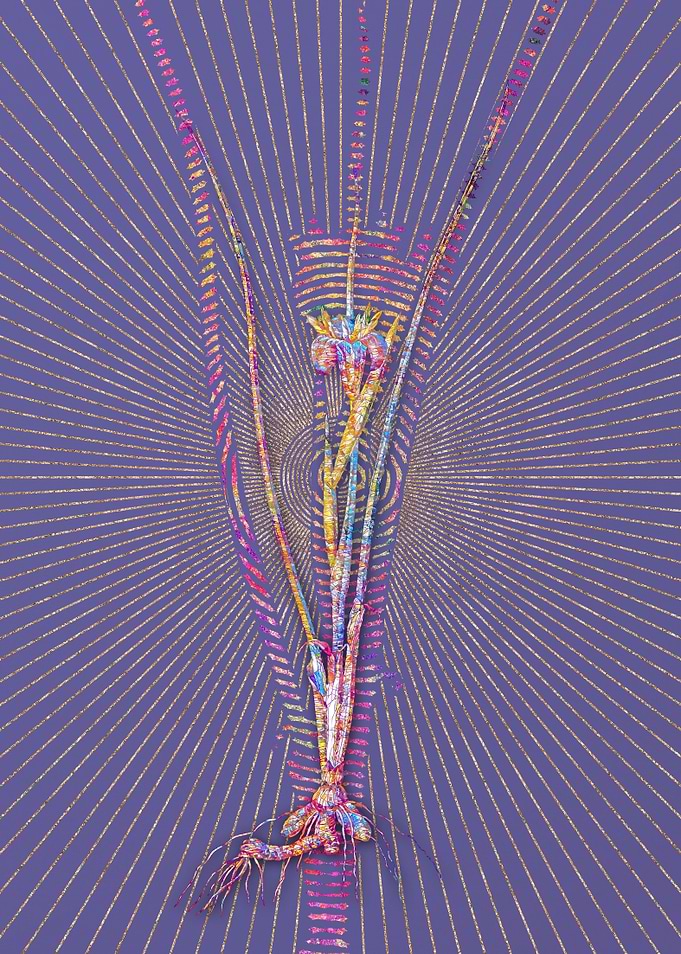 Snakes Head Mosaic Flower