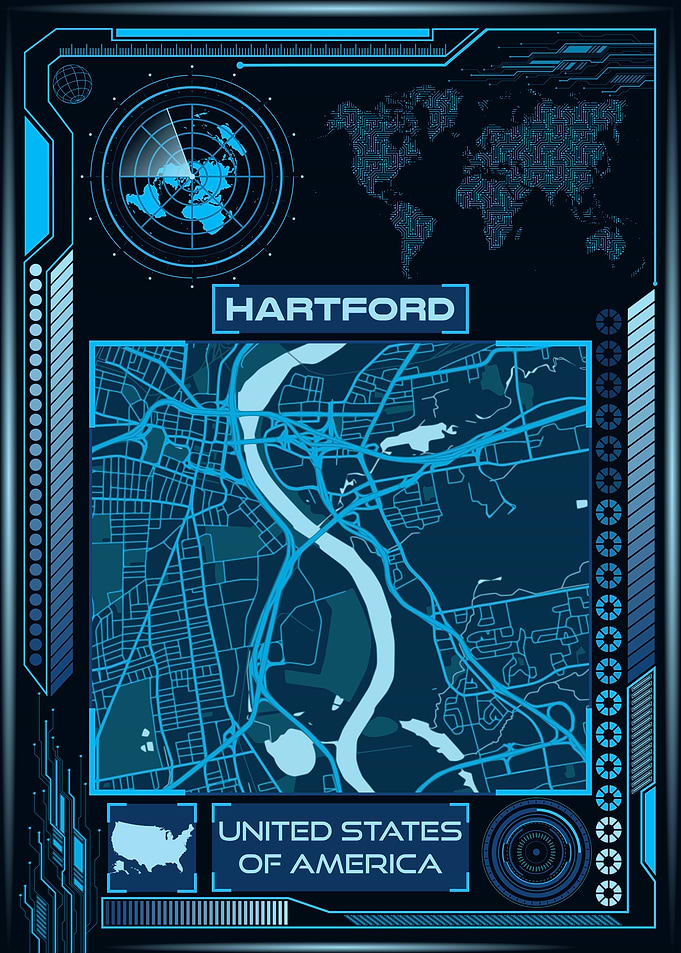 HARTFORD MAP USA