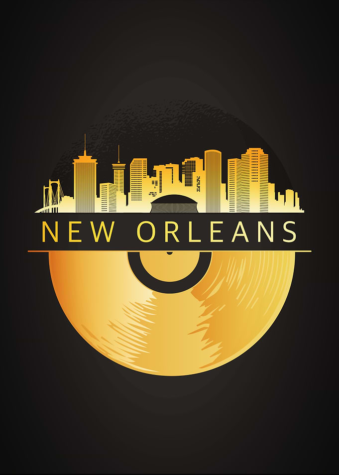 New Orleans City Skyline