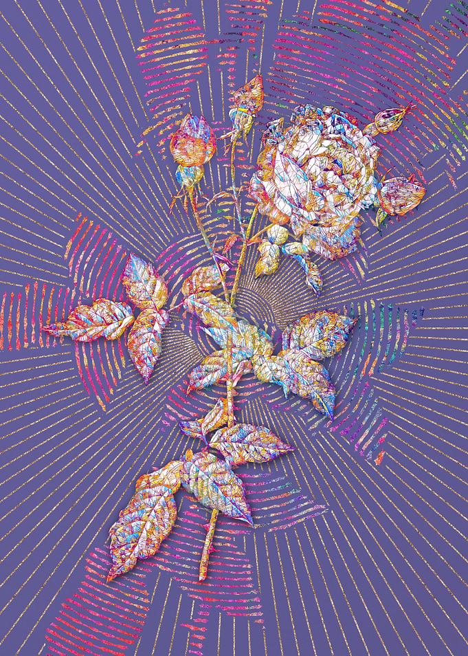 Provence Rose Mosaic 2