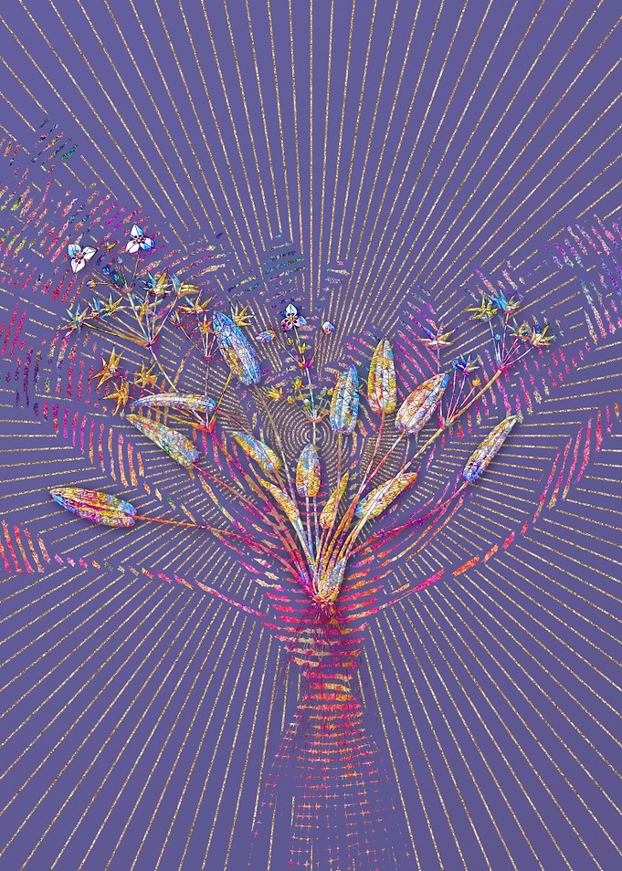 Starfruit Mosaic Botanical