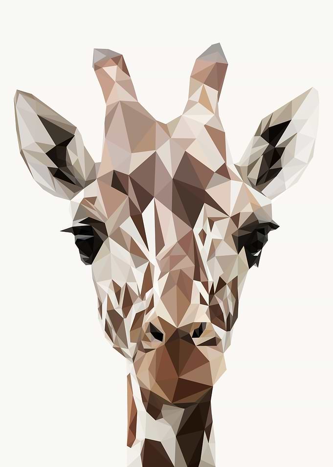 Giraffe wall decor