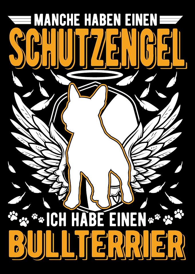 Bullterrier Schutzengel Mi