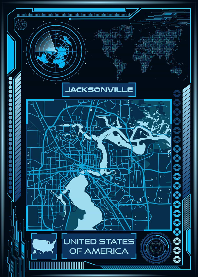 JACKSONVILLE MAP USA