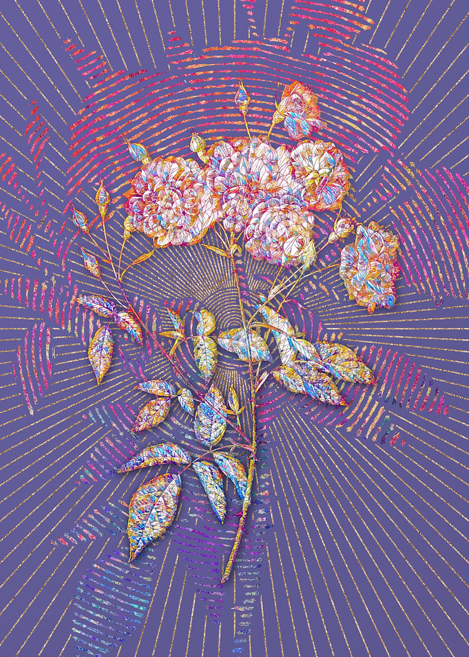 Ternaux Rose Bloom Mosaic