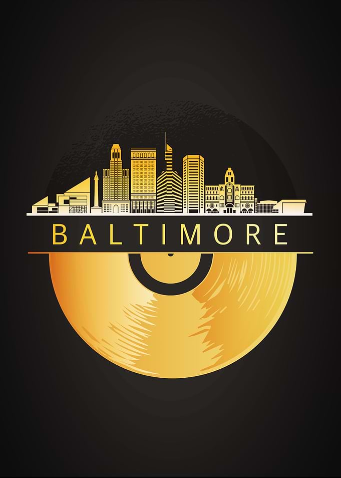 Baltimore City Skyline