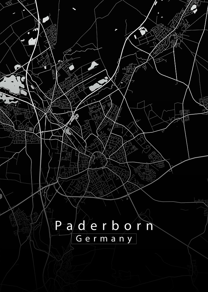 Paderborn City Map