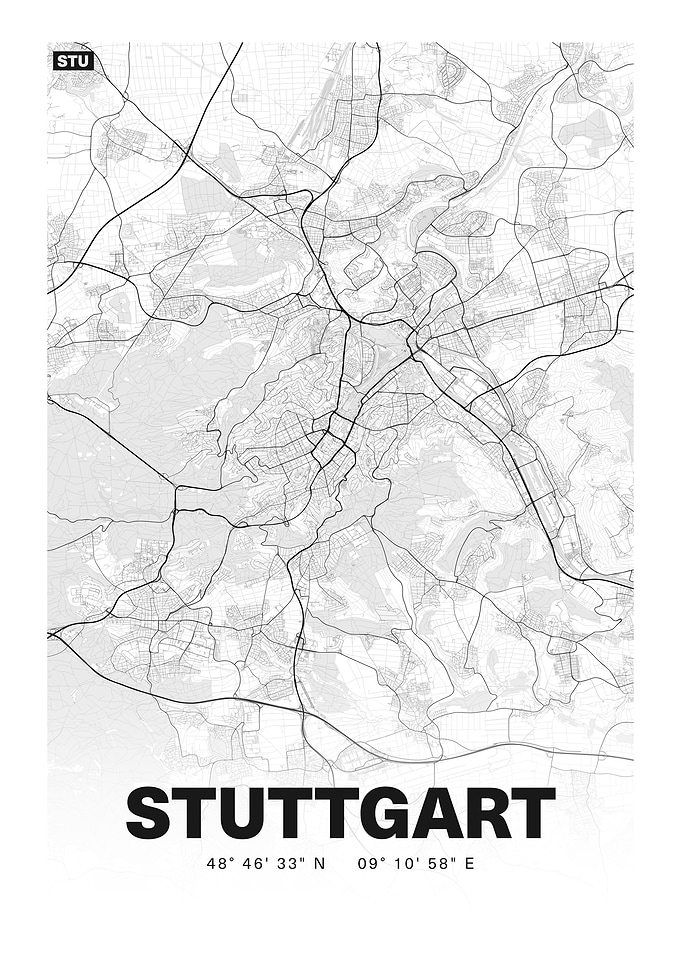 Stadtplan Stuttgart