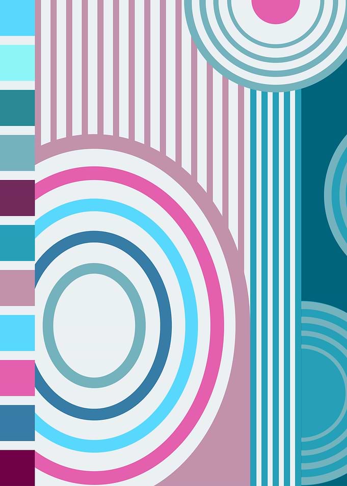 Retro Bauhaus Pattern 07