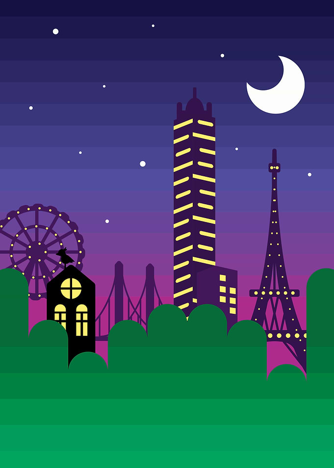 Midnight Cityscape