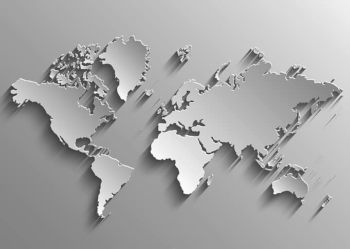 Clean World Map