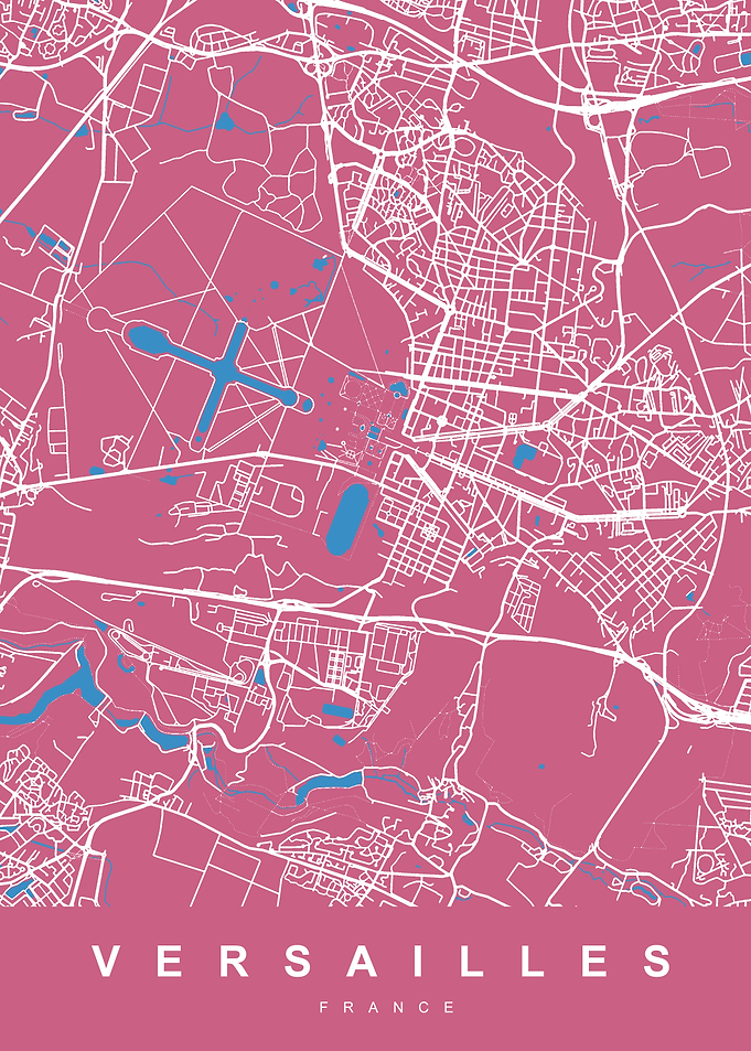 VERSAILLES Map FRANCE
