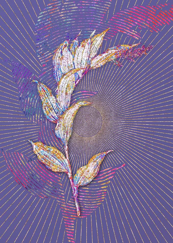 Treacleberry Mosaic Flower