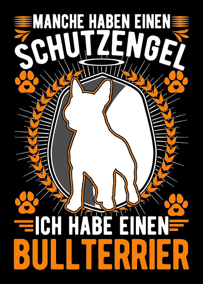 Bullterrier Schutzengel Mi