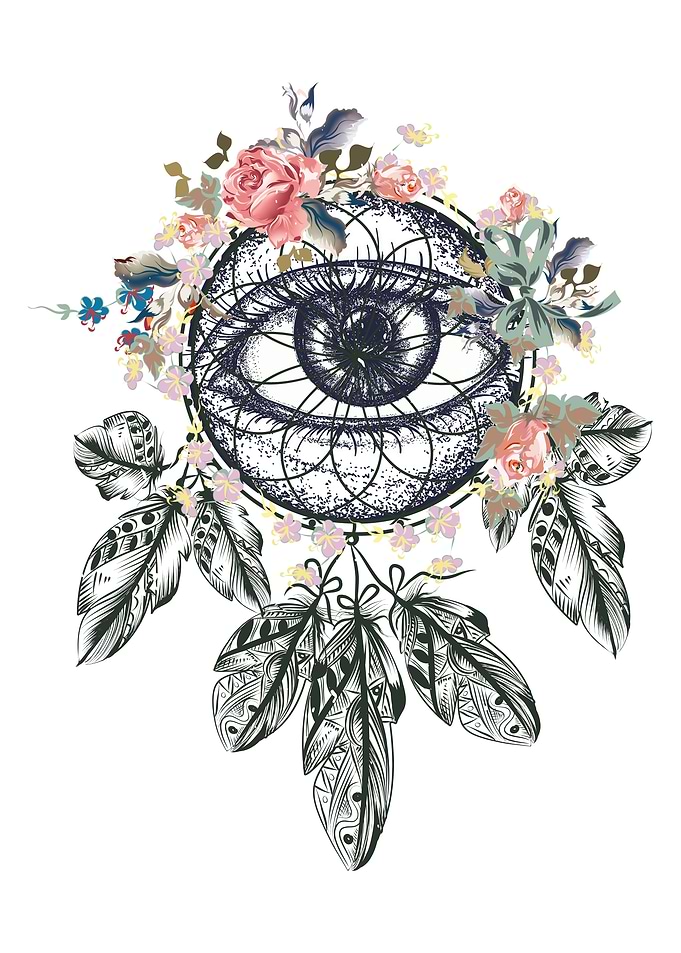 Boho Style Geometry Eye